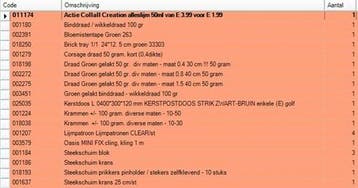 Kerstpakket startpakket hobby en bloemschikken basis 45, Ophalen of Verzenden, Nieuw
