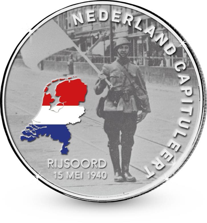 Herdenkingsuitgifte Nederland Capituleert, Postzegels en Munten, Penningen en Medailles, Verzenden