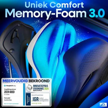 2dekans | Nextcover Fietszadel - Memory Foam 3.0 -, Ophalen of Verzenden, Zo goed als nieuw, Nextcover