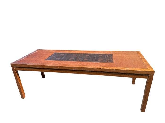Tafel - Hout - Inlegpaneel op het bovenoppervlak., Antiek en Kunst, Kunst | Designobjecten