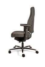 Bureaustoel lange mensen, 24 uurs stoelen, Verzenden, Nieuw, Grijs, Bureaustoel