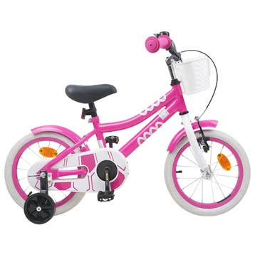 vidaXL Kinderfiets 14 Inch voor 3-5 jaar oud Roze, Verzenden, Nieuw