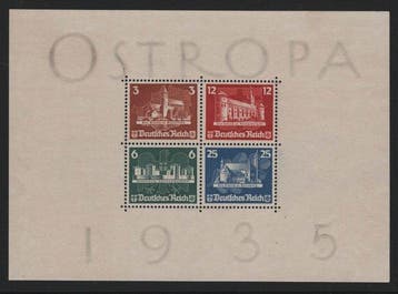 Duitse Rijk 1935 - Ostropa-Blok - Michel Bl. 3, Gestempeld