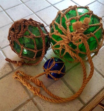 Maritieme objecten (3) - Muranoglas- Japanse boules, Antiek en Kunst
