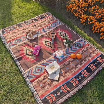 Veelzijdige Bohemian Deken in Westerse Stijl - Perfect voor, Verzenden, Nieuw