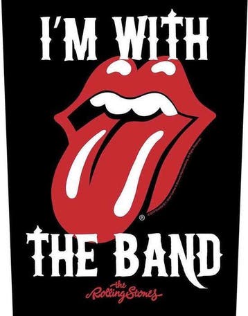 The Rolling Stones I am With The Band Rugpatch off. merch., Ophalen of Verzenden, Nieuw, Kleding