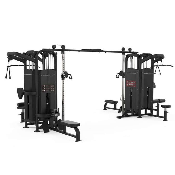 Titanium Strength 8 Stations | Black Series, Sport en Fitness, Fitnessmaterialen, Nieuw, Verzenden