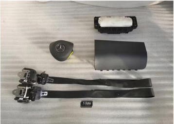 Dashboard + Airbags + Veiligheidsgordels Mercedes Vito W447, Auto-onderdelen, Dashboard en Schakelaars, Verzenden, Gereviseerd