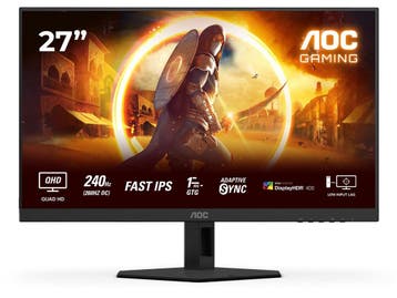 AOC Q27G4ZR - Gaming Monitor - QHD 240 Hz Fast IPS - Zwart, Verzenden, Zo goed als nieuw, AOC