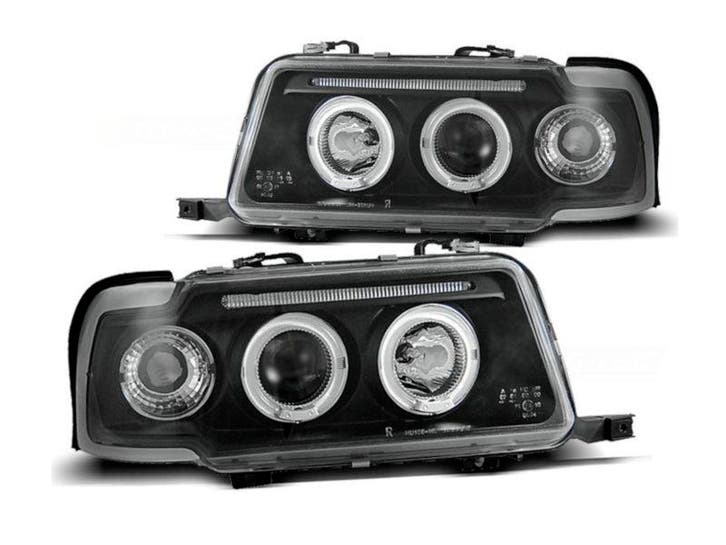 Angel Eyes koplampen Black geschikt voor Audi 80 B4, Auto-onderdelen, Verlichting, Nieuw, Audi, Verzenden