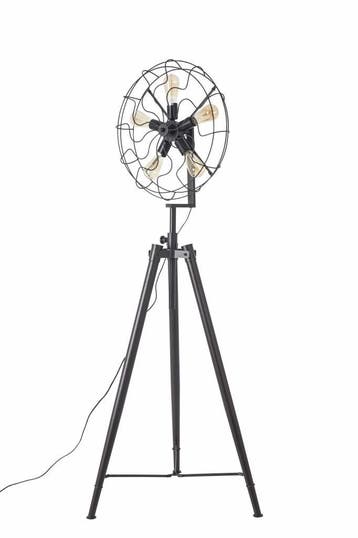 Staande Driepoot Lamp Industrieel Zwart  - Scaldare Umbra, Ophalen of Verzenden, Nieuw, Overige materialen