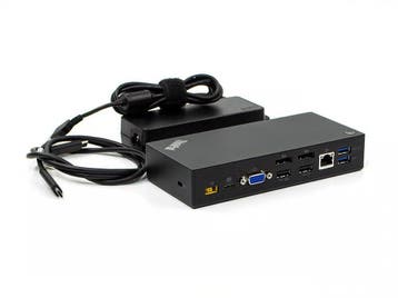 Lenovo ThinkPad USB-C Dock (Type 40A9)  DK1633 + 90W Adapter, Lenovo DK1633, Refurbished, Ophalen of Verzenden, Docking station