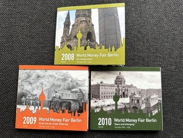 Nederland. Year Set (BU) 2008/2010 World Money Fair