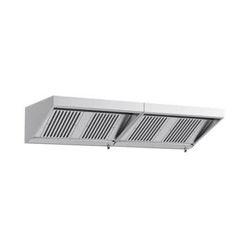 GGM Gastro | Wandafzuigkap RVS - 900mm diep - 2600mm - |, Witgoed en Apparatuur, Afzuigkappen, Wandschouwkap, Verzenden, Nieuw
