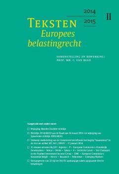 Teksten Europees belastingrecht 9789013125092, Verzenden, Gelezen