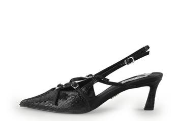 Steve Madden Slingbacks in maat 40 Zwart, Verzenden, Zwart, Steve Madden, Zo goed als nieuw