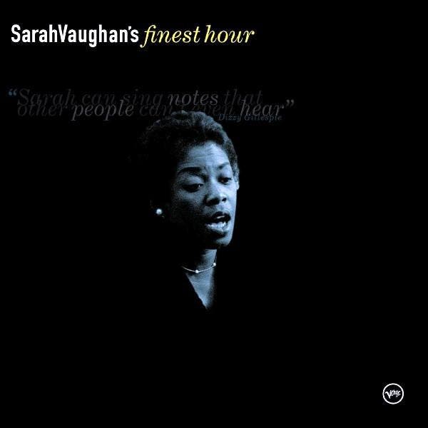 cd - Sarah Vaughan - Sarah Vaughans Finest Hour, Cd's en Dvd's, Cd's | Overige Cd's, Zo goed als nieuw, Verzenden