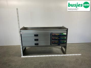 Aluca bedrijfswageninrichting 1500x529x950mm (3161), Ophalen of Verzenden