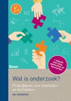 Wat is onderzoek 9789024406937, Boeken, Studieboeken en Cursussen, Verzenden, Zo goed als nieuw