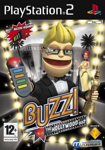 Playstation 2 Buzz!: Hollywood Quiz, Verzenden, Zo goed als nieuw