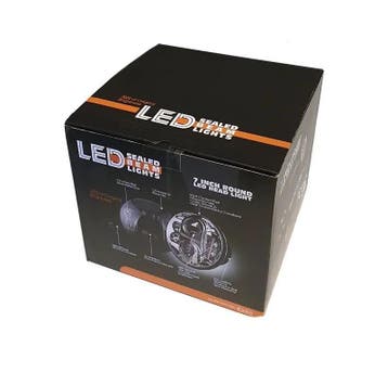 7 inch Led koplamp voor motor gekeurd van €249.= NU €124,50, Verzenden, Nieuw