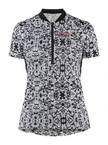 Craft Velo Art fietsshirt wit/zwart dames - Maat S, Sport en Fitness, Wielrennen, Verzenden
