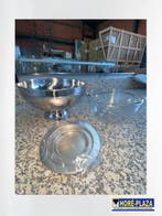 RVS yoghurt houder | gekoeld met ijsblokjes | Glazen Kom, Nieuw in verpakking