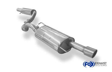 FOX VW Golf IV Jubi bumper, einddemper Ø63,5 en voordemper -, Verzenden, Nieuw