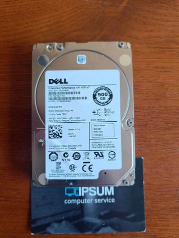 Dell 900gb 10K SAS schijf 03P3DF, Ophalen of Verzenden, Refurbished, Dell