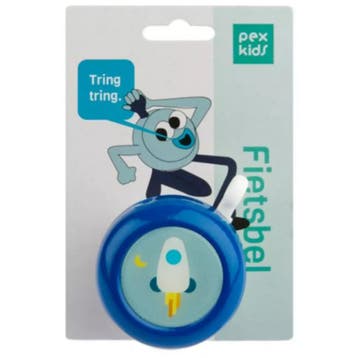 Pexkids Fietsbel voor kinderen - speels ontwerp - blauw/w..., Ophalen of Verzenden, Nieuw