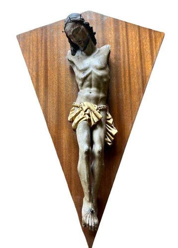 Antiek Crucifix - Hout - 1850-1900 - Corpus Christi - 70 cm