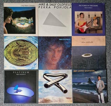 Mike Oldfield & Related - 9 Albums - LP albums (meerdere, Nieuw in verpakking