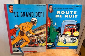 Michel Vaillant T1 + T4 - 2x C - Ré/ Recartonnage - 2 Album, Boeken, Nieuw