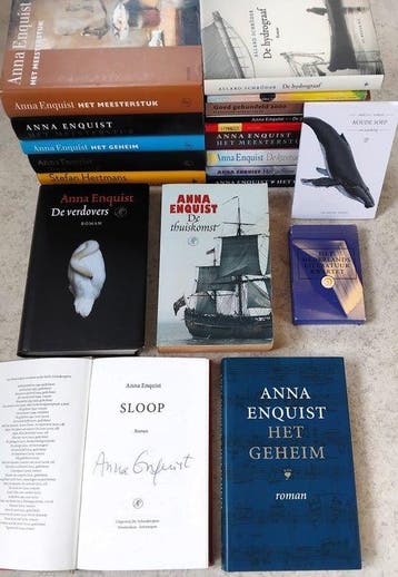 Anna Enquist - 20 titels - gesigneerd werk, een literair