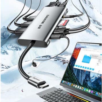 10-in-1 USB-C Hub 4K HDMI Ethernet USB 3.0 100W PD, Verzenden, Nieuw