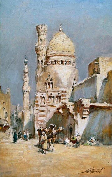 Mikhail Kraiev (1957) - Caravane aux Portes de la Ville -
