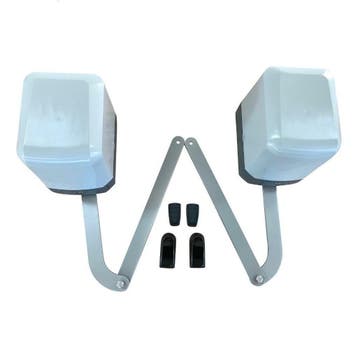 Knikarm Hekaandrijving / Poortopener incl. 2x HZ Hekopener, Tuin en Terras, Ophalen of Verzenden, Nieuw, Aluminium