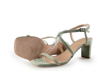 Unisa Sandalen in maat 37 Groen, Verzenden, Sandalen of Muiltjes, Zo goed als nieuw, Unisa