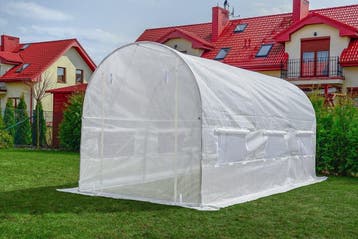 Hobbykas 4.5x2m | Klamboe | Premium | Laatste Stuks!, Staal, Folie, Ophalen of Verzenden, Kweekkas