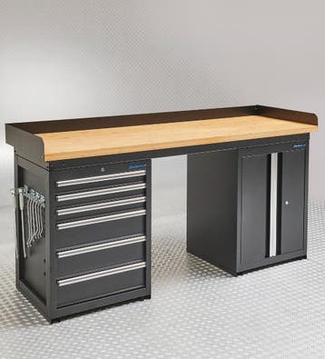 Datona Werkbank PRO bamboe - 6 lades - opbergkast - 200 cm -, Ophalen of Verzenden, Nieuw