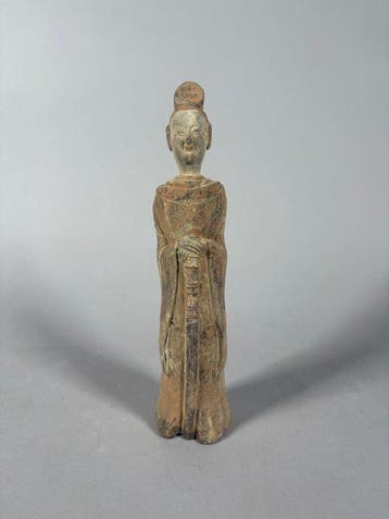 Oud Chinees, Tang-dynastie Terracotta Mingqi - 27 cm