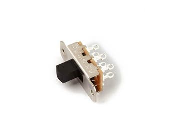 Fender Slide Switch DPDT Jaguar Jazzmaster Mustang zwart, Verzenden, Nieuw