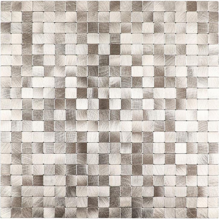 Zelfklevend Mozaïek Quadra Licht Goud, Huis en Inrichting, Woonaccessoires | Wanddecoraties, Nieuw, Ophalen of Verzenden