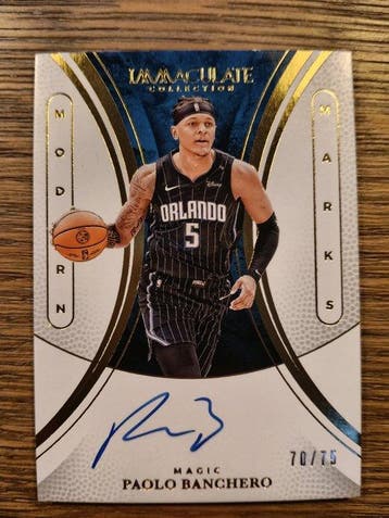 2024/25 Panini Immaculate Collection Paolo banchero MM-PBA, Nieuw