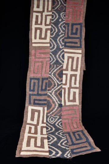 Kuba textiel - 320 cm - Shoowa-Kuba - DR Congo (Zonder