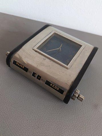 Wekker - Art Deco Table Clock with Perpetual Calendar -, Antiek en Kunst