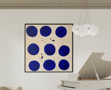Stefanie Raus - Blue V 1851 XXL, Antiek en Kunst