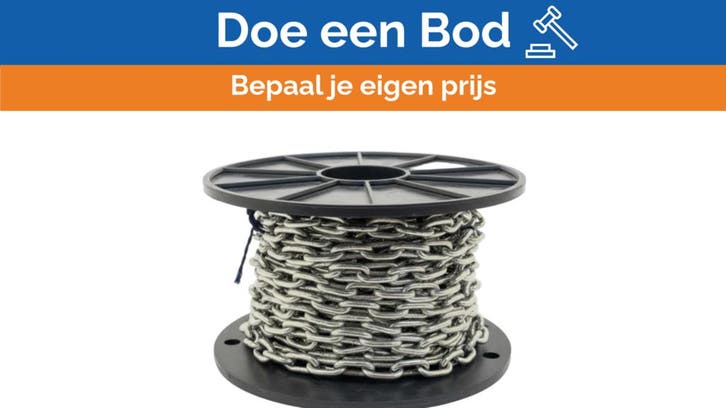 Bieden: Talamex DIN766 Galvanized Anchor Chain 4, Watersport en Boten, Overige Watersport en Boten, Nieuw, Ophalen of Verzenden