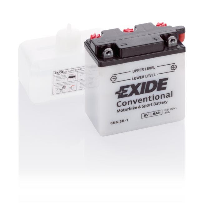 Exide Conventional 6V accu | 6N6-3B-1 | 12V 6Ah, Auto-onderdelen, Accu's en Toebehoren, Ophalen of Verzenden