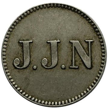 Curaçao (Caribisch Nederland). Coal Loading Token 1 Stuiver